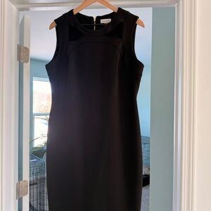 Calvin Klein Black Midi Dress